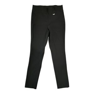 Anne Klein Ponte Pants Women's size Medium Black Pull on Stretch Skinny Career